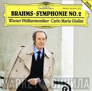 , Johannes Brahms , Wiener Philharmoniker  Carlo Maria Giulini  - Symphonie No. 2