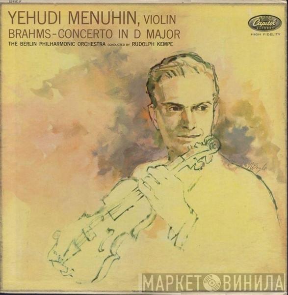 , Johannes Brahms , Yehudi Menuhin , Berliner Philharmoniker  Rudolf Kempe  - Violin Concerto In D Major