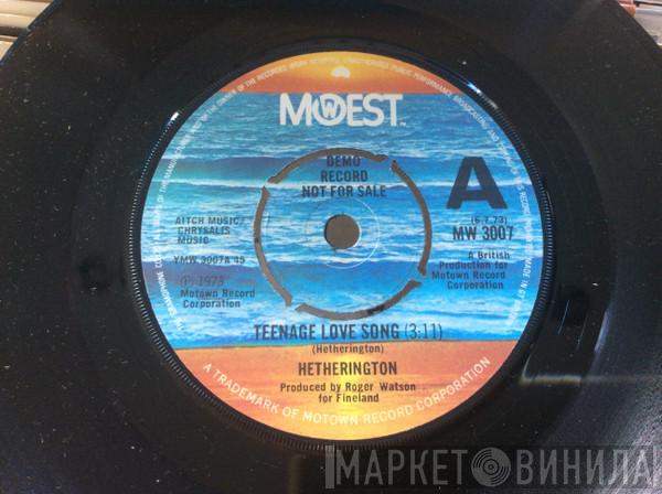 John Hetherington - Teenage Love Song