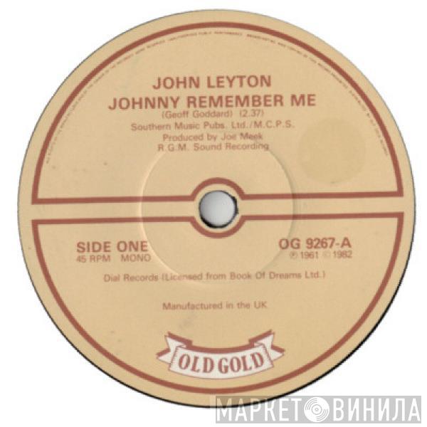 John Leyton - Johnny Remember Me / Wild Wind