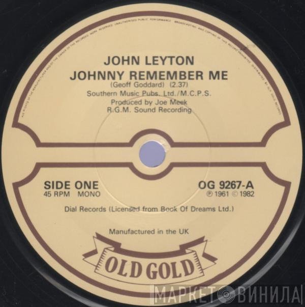 John Leyton - Johnny Remember Me