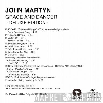  John Martyn  - Grace & Danger - Deluxe Edition -