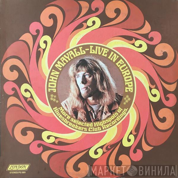  John Mayall  - Live In Europe