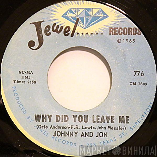 Johnny And Jon - Why Did You Leave Me / Christmas In Viet Nam