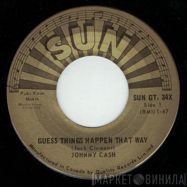  Johnny Cash & The Tennessee Two  - Guess Things Happen That Way / Come In Stranger