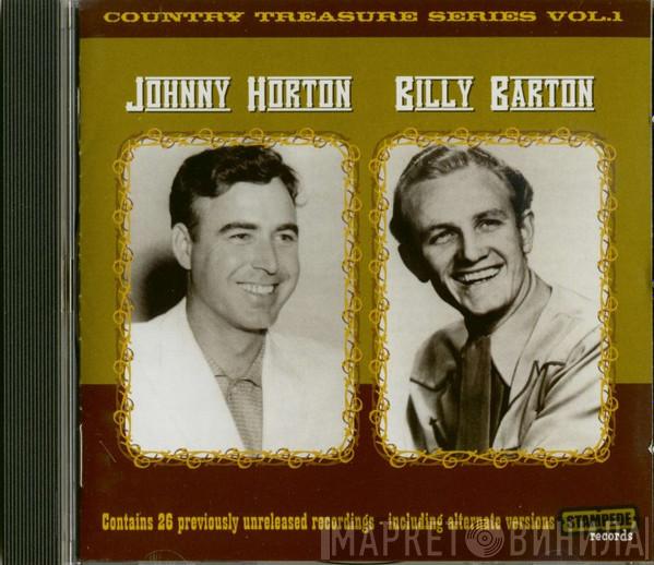 Johnny Horton, Billy Barton - Country Treasure Series Vol.1