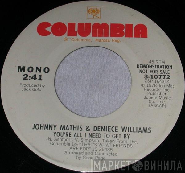 Johnny Mathis, Deniece Williams - You're All I Need To Get By