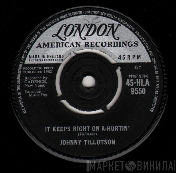Johnny Tillotson - It Keeps Right On A-Hurtin'