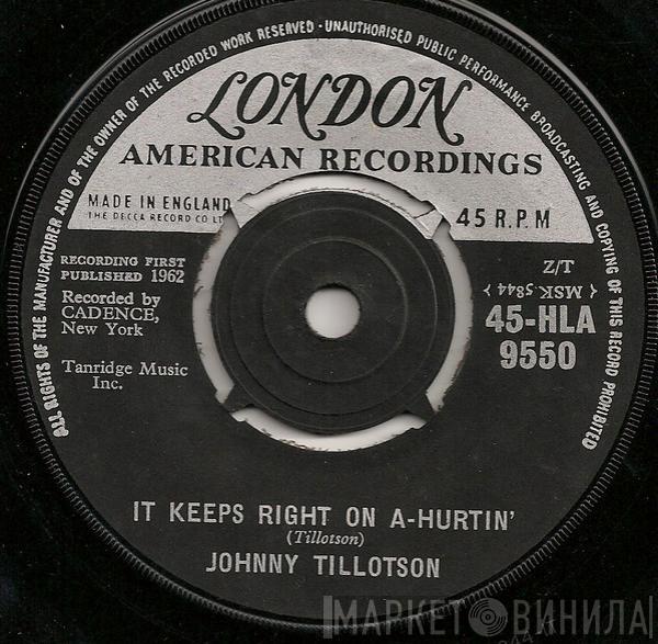 Johnny Tillotson - It Keeps Right On A-Hurtin'