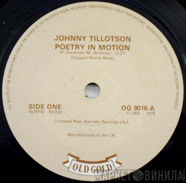 Johnny Tillotson - Poetry In Motion