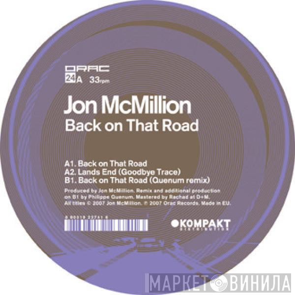 Jon McMillion - Back On That Road