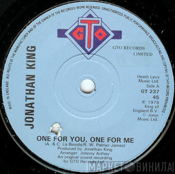 Jonathan King - One For You, One For Me