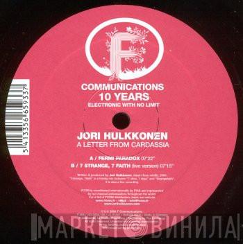 Jori Hulkkonen - A Letter From Cardassia