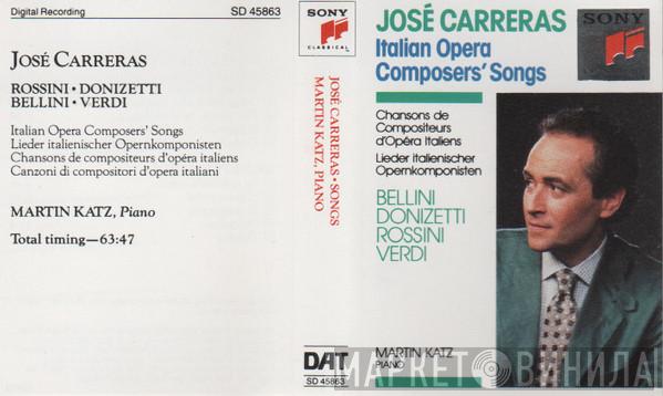  José Carreras  - Italian Opera Composers' Songs