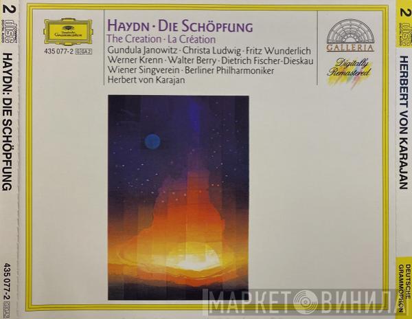 - Joseph Haydn · Gundula Janowitz · Christa Ludwig · Fritz Wunderlich · Werner Krenn · Walter Berry · Dietrich Fischer-Dieskau · Wiener Singverein · Berliner Philharmoniker  Herbert von Karajan  - Die Schöpfung = The Creation
