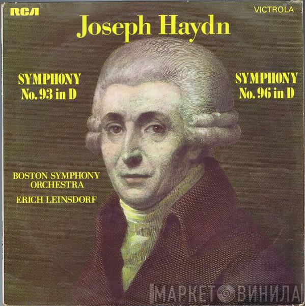 Joseph Haydn, Boston Symphony Orchestra, Erich Leinsdorf - Symphony No. 93 In D / Symphony No. 96 In D