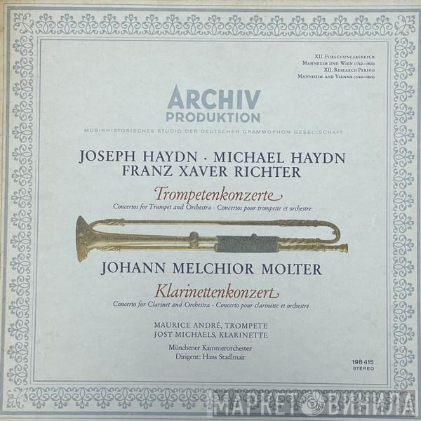 Joseph Haydn, Michael Haydn, Franz Xaver Richter, Johann Melchior Molter - Trompetenkonzerte / Klarinettenkonzert