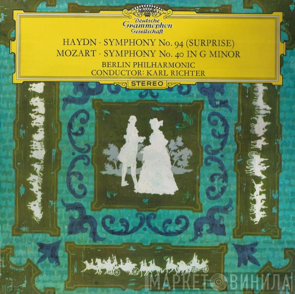 Joseph Haydn, Wolfgang Amadeus Mozart, Berliner Philharmoniker, Karl Richter - Haydn • Symphony No. 94 (Surprise) / Mozart • Symphony No. 40 In G Minor