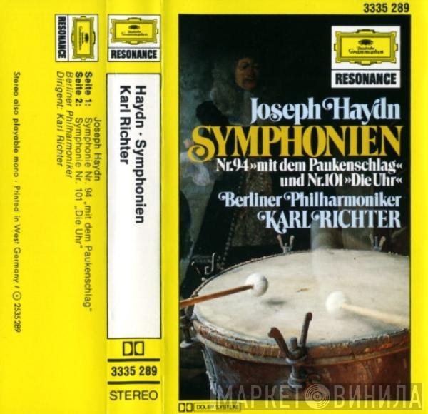 Joseph Haydn, Berliner Philharmoniker, Karl Richter - Symphonien Nr. 94 »Mit Dem Paukenschlag«  Und Nr. 101 »Die Uhr«