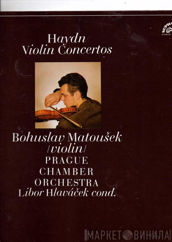 , Joseph Haydn , Bohuslav Matoušek , Prague Chamber Orchestra  Libor Hlaváček  - Violin Concertos
