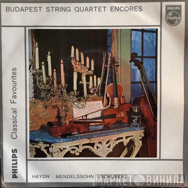 , Joseph Haydn , Felix Mendelssohn-Bartholdy , Franz Schubert  Budapest String Quartet  - Kleines Abendkonzert