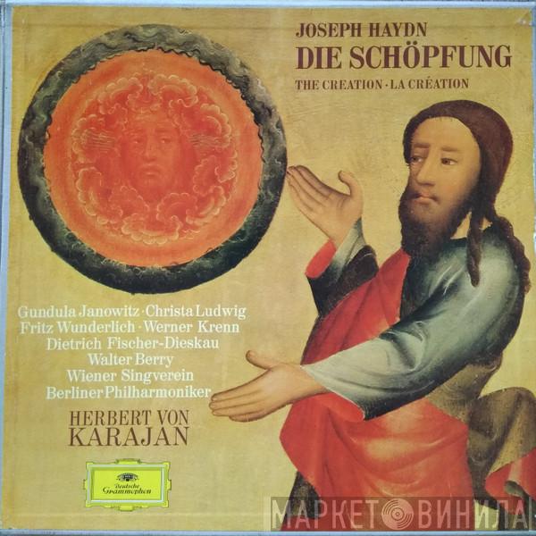 Joseph Haydn, Gundula Janowitz, Christa Ludwig, Fritz Wunderlich, Werner Krenn, Dietrich Fischer-Dieskau, Walter Berry, Wiener Singverein, Berliner Philharmoniker, Herbert von Karajan - Die Schöpfung · The Creation · La Création