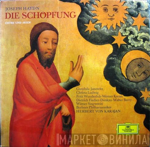 , Joseph Haydn , Gundula Janowitz , Christa Ludwig , Fritz Wunderlich , Werner Krenn , Dietrich Fischer-Dieskau , Walter Berry , Wiener Singverein , Berliner Philharmoniker  Herbert von Karajan  - Die Schöpfung (Chöre Und Arien)
