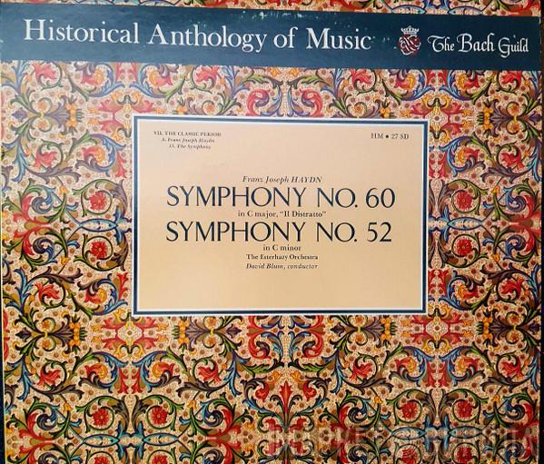 Joseph Haydn, The Esterhazy Orchestra, David Blum  - Symphony No. 60, 52