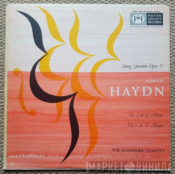 , Joseph Haydn  The Schneider Quartet  - String Quartets Opus 17, No. 5 in G Major, No. 6 on D Major