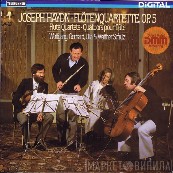 , Joseph Haydn , Wolfgang Schulz  , Gerhard Schulz  & Ulla Schulz  Walther Schulz  - Flötenquartette, Op. 5