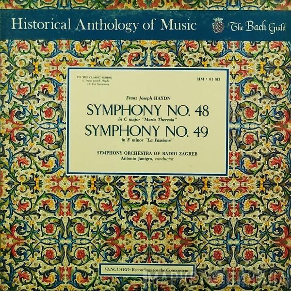 Joseph Haydn, Zagrebački Solisti, Antonio Janigro - Symphonies Nos. 48 And 49