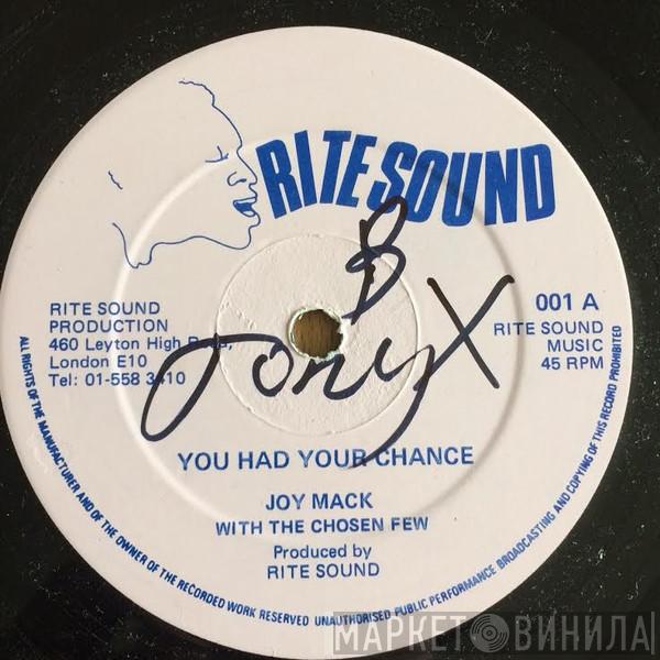 Joy Mack, The Chosen Few - You Had Your Chance