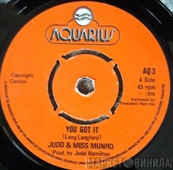 Judd Hamilton, Caroline Munro - You Got It