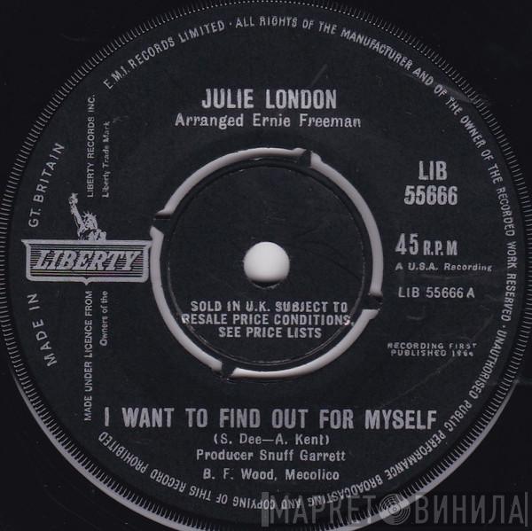 Julie London - I Want To Find Out For Myself