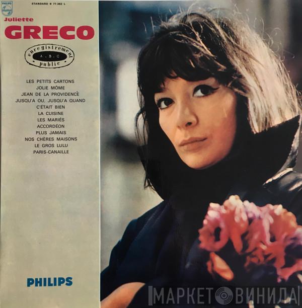  Juliette Gréco  - À L'A.B.C.