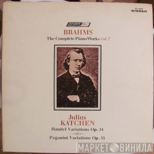  Julius Katchen  - Brahms The Complete Piano Works, vol. 7