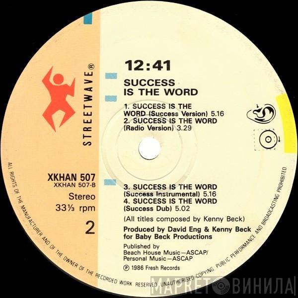 Just-Ice, 12:41 - Put That Record Back On / Success Is The Word