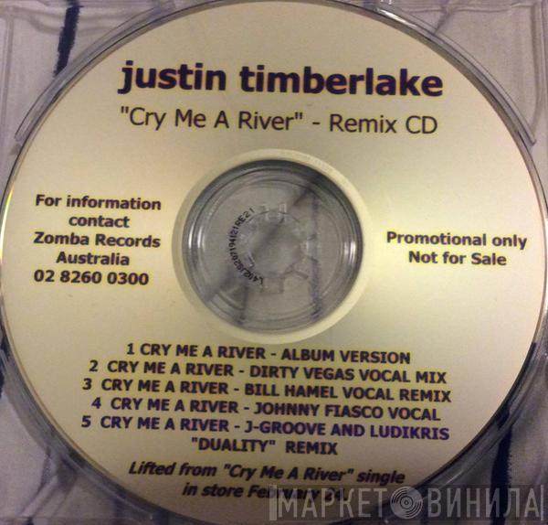  Justin Timberlake  - Cry Me A River - Remix CD