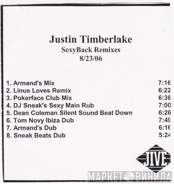  Justin Timberlake  - SexyBack (Remixes)