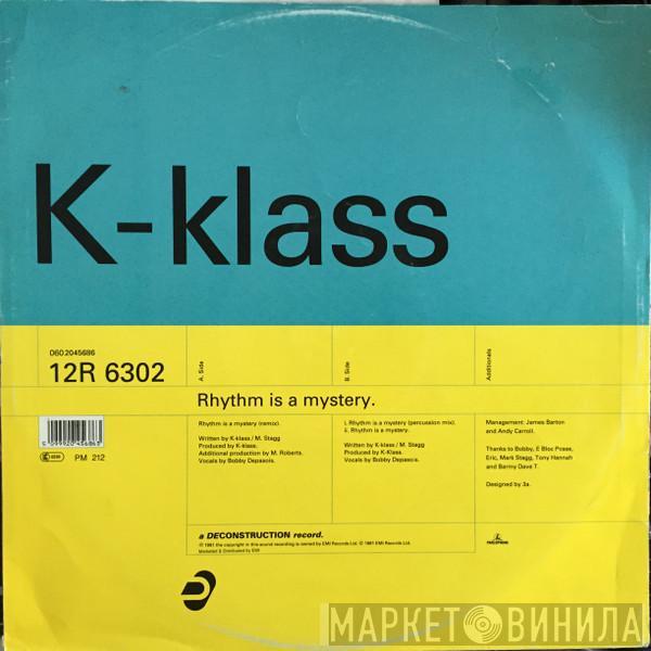  K-Klass  - Rhythm Is A Mystery