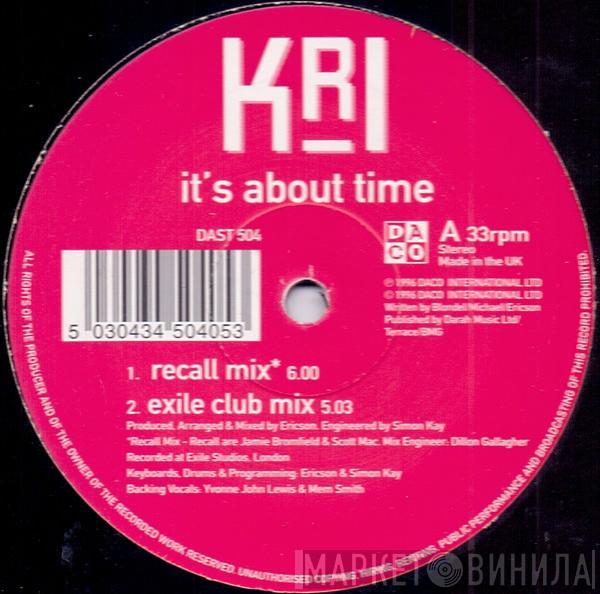 KRI - It's About Time