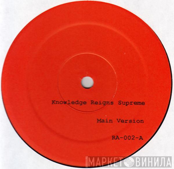 KRS-One - Knowledge Reigns Supreme / French Connection