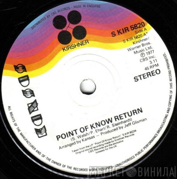 Kansas  - Point Of Know Return