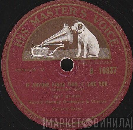 Kay Starr, Hal Mooney And His Orchestra - If Anyone Finds This, I Love You / Turn Right