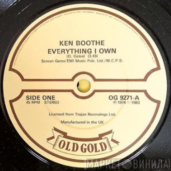 Ken Boothe, John Holt - Everything I Own / Help Me Through The Night