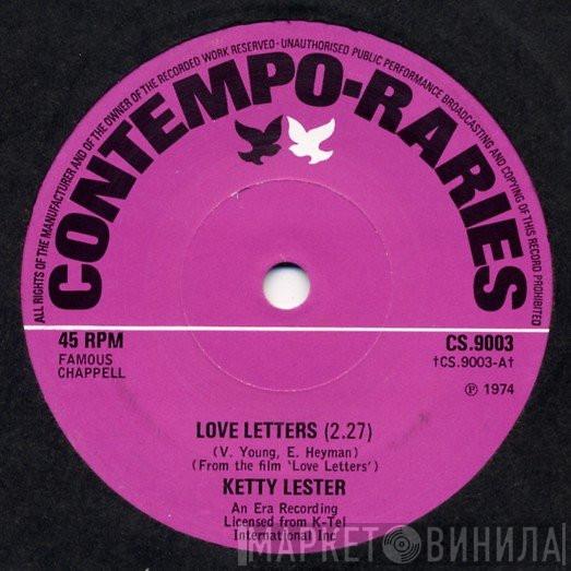 Ketty Lester, Dorsey Burnette - Love Letters / Hey Little One