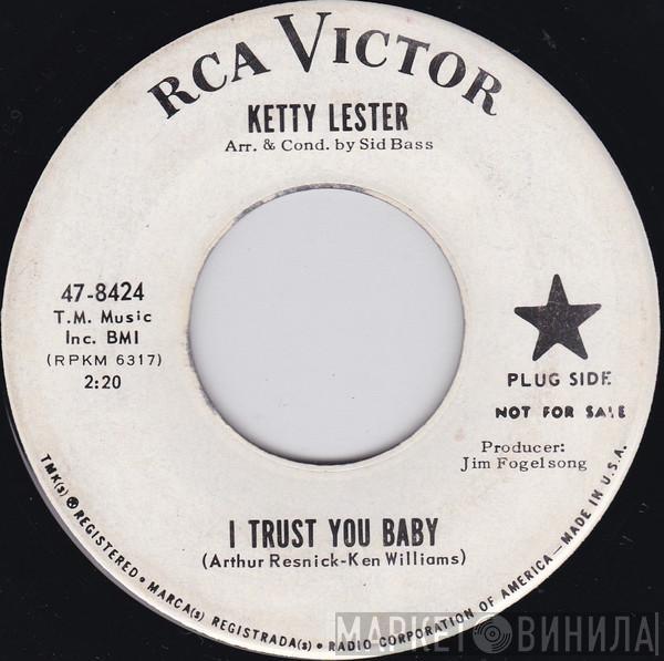 Ketty Lester - I Trust You Baby