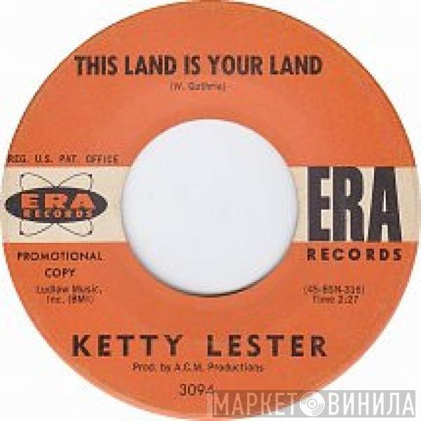 Ketty Lester - This Land Is Your Land / Love Is For Everyone