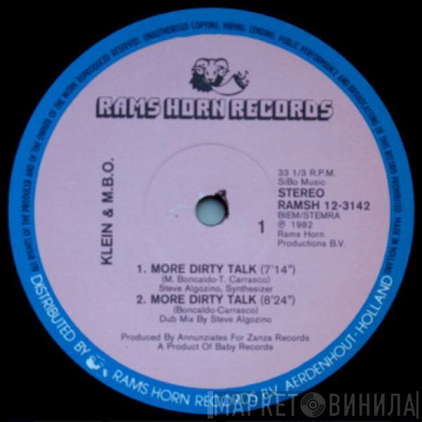  Klein & M.B.O.  - More Dirty Talk