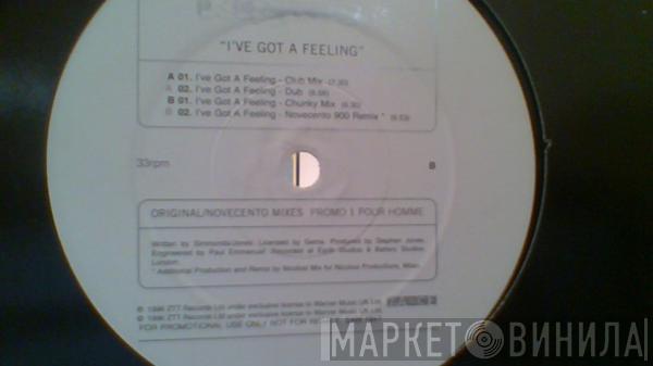 Klymax - I've Got A Feeling (Promo 1 - Pour Homme)